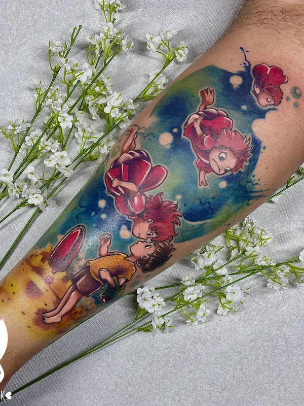color anime Tatuaggio su forearm #56199 | Tatuatore Сolada ink