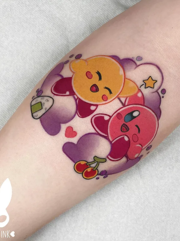 color cartoon Tatuaggio su forearm #56195 | Tatuatore Сolada ink