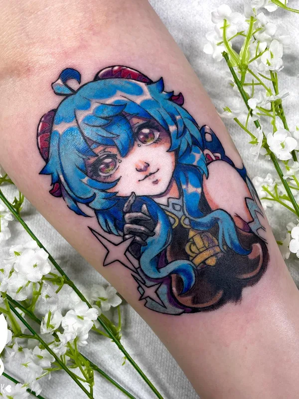 color anime Tatuaggio su forearm #56202 | Tatuatore Сolada ink