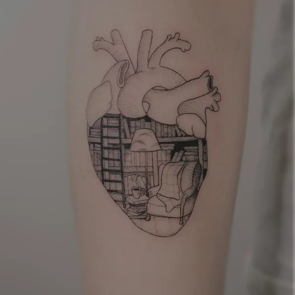 Fine Line tattoo by WING YIN in Düsseldorf