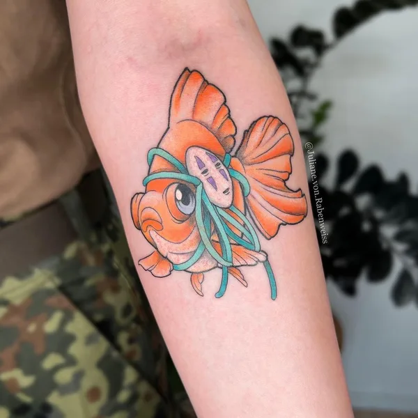 Neo Traditional tattoo by Juliane von Rabenweiss in Düsseldorf