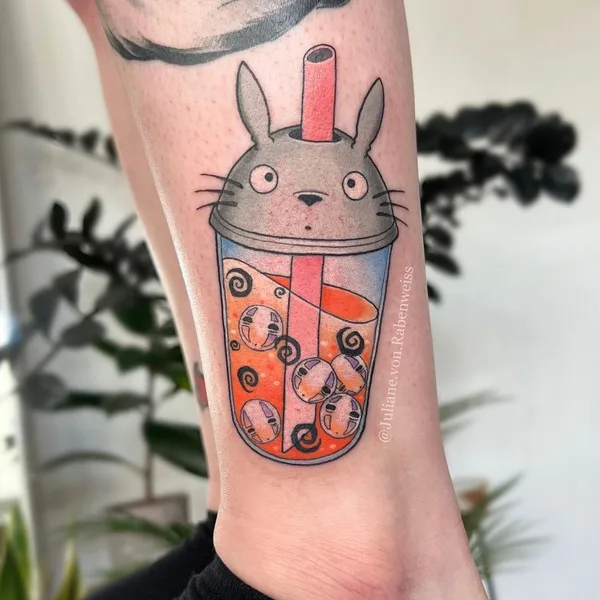 Neo Traditional tattoo by Juliane von Rabenweiss in Düsseldorf