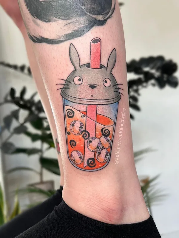 color anime Tatuagem em ankle #56230 | Tatuador Juliane von Rabenweiss