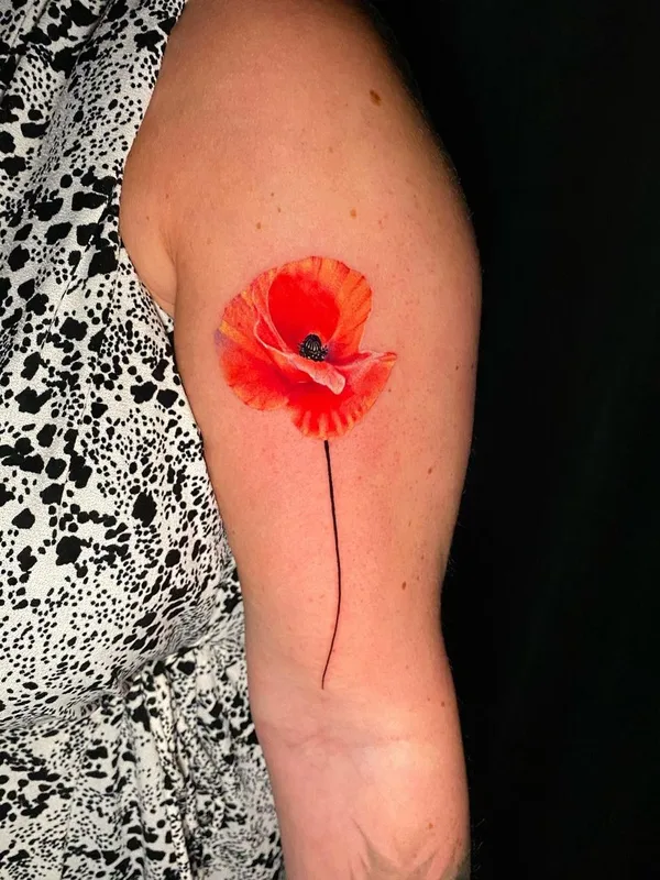 color realism Tatuagem em bicep #56245 | Tatuador Ira Yablokova