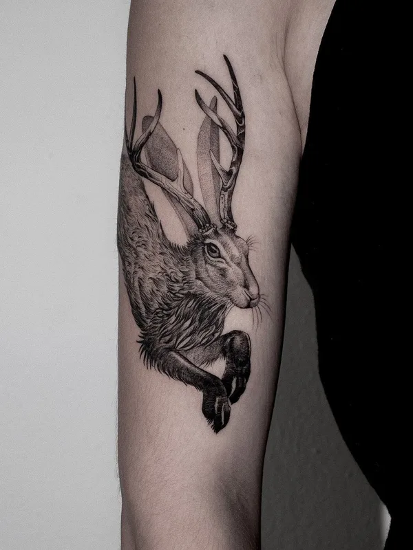 black and grey blackwork Tatuagem em forearm #56265 | Tatuador Felix Graph Tattoo