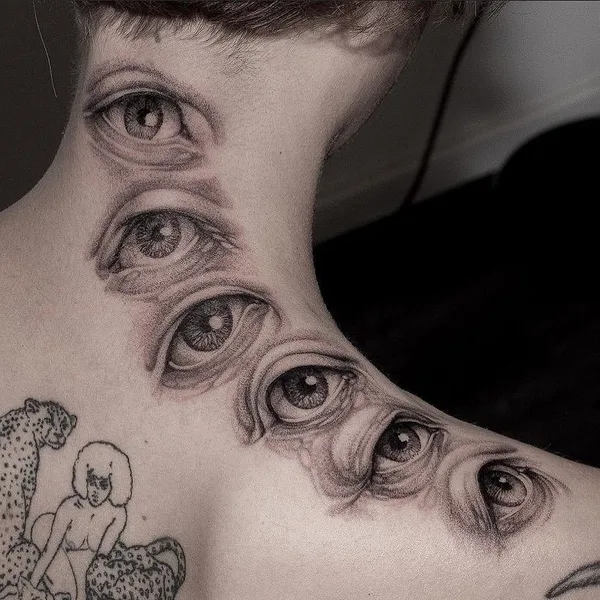 Graphic tattoo by Felix Graph Tattoo in Düsseldorf