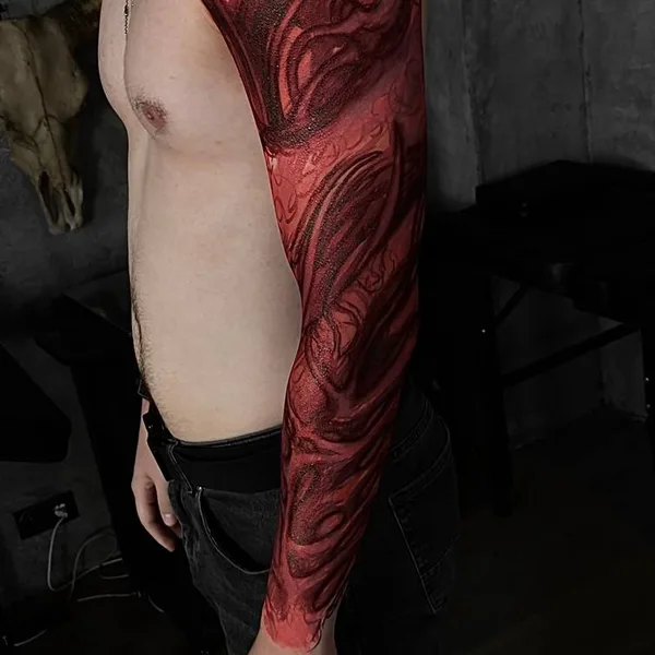 organic tattoo by Тони Рут in Moscow