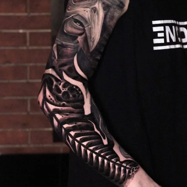 organic tattoo by Тони Рут in Moscow