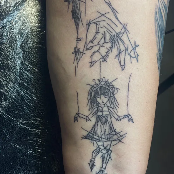 Fine Line tattoo by Alpha tattoos 