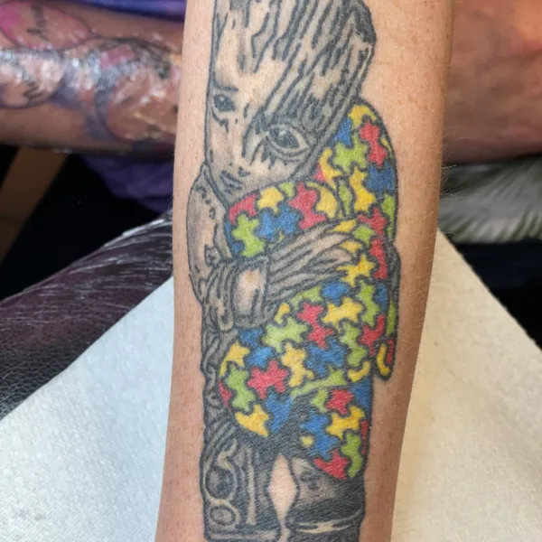 Fine Line tattoo by Alpha tattoos 