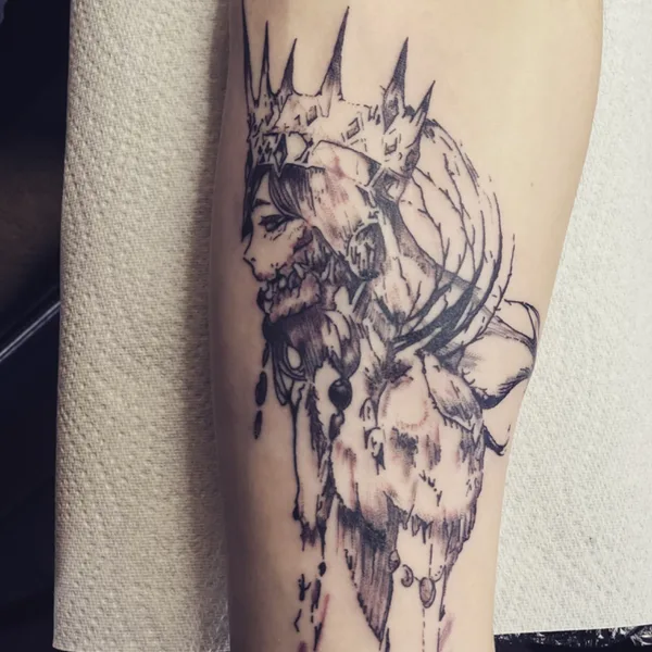 Fine Line tattoo by Alpha tattoos 