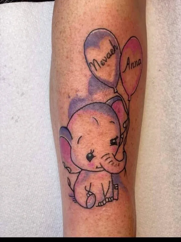 color cartoon tattoo auf forearm #73378 | Tätowierer Alpha tattoos 
