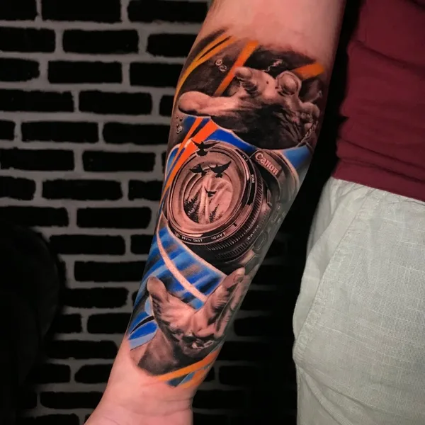 Anime tattoo by Антон Каменских  in Казань