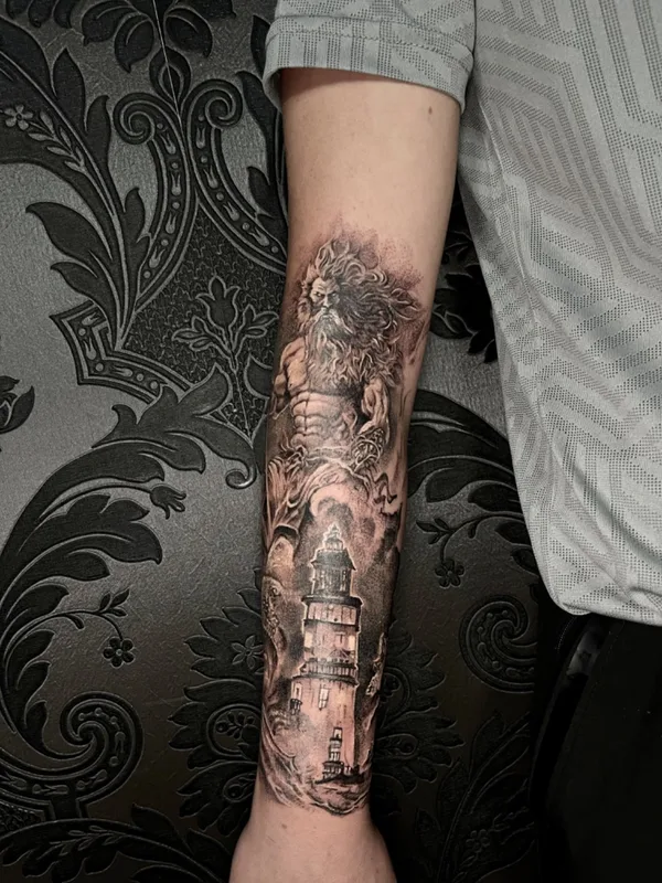 black and grey realism татуировка на forearm #74964 | Тату мастер Sigitas Kasperavicius