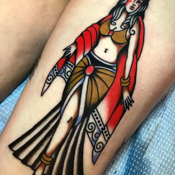 Traditional tattoo by Joe Mallard in Salem