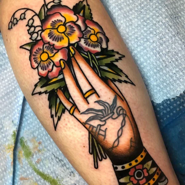 Traditional tattoo by Joe Mallard in Salem
