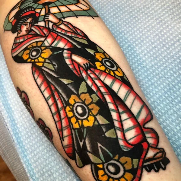 Traditional tattoo by Joe Mallard in Salem
