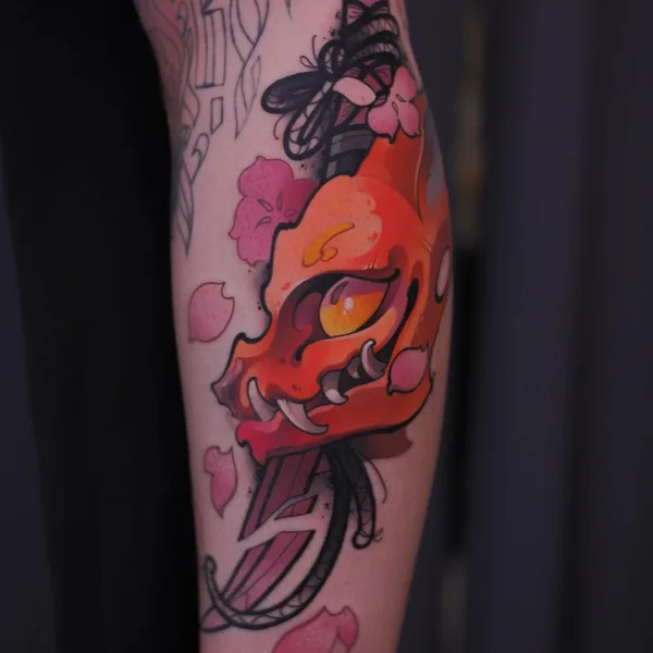 Neo Traditional tattoo by Александр Черный in Saint Petersburg