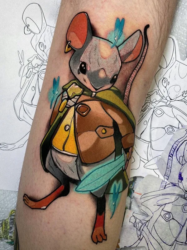 color illustrative татуировка на forearm #44590 | Тату мастер Даниил Каляев