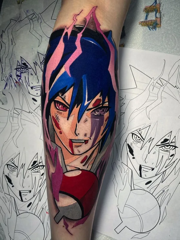 color anime татуировка на forearm #44586 | Тату мастер Даниил Каляев