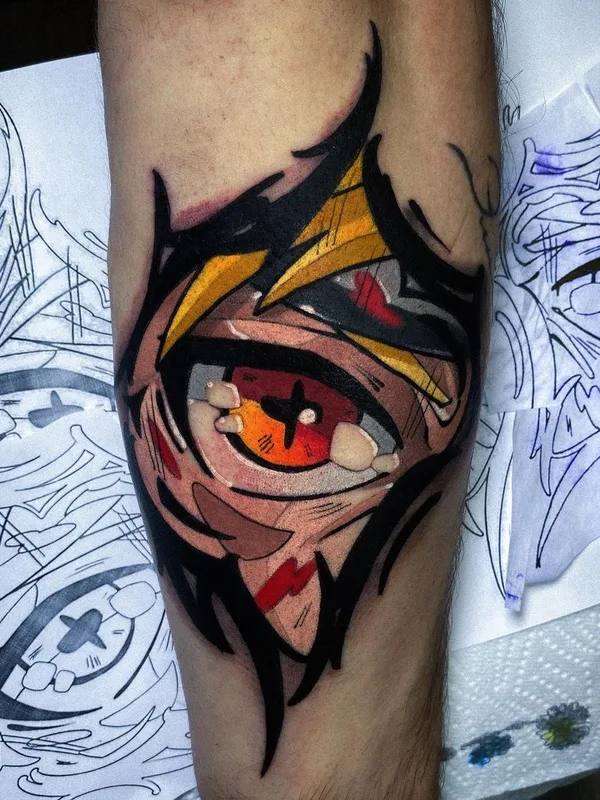 color anime татуировка на forearm #44588 | Тату мастер Даниил Каляев
