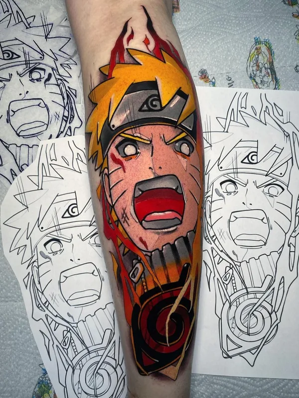 color anime татуировка на forearm #44585 | Тату мастер Даниил Каляев
