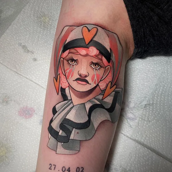 Нео традиционная tattoo by Max Difu in Томск