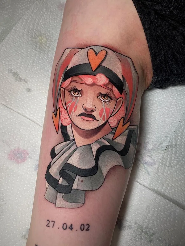 Нео традиционная tattoo by Max Difu in Томск