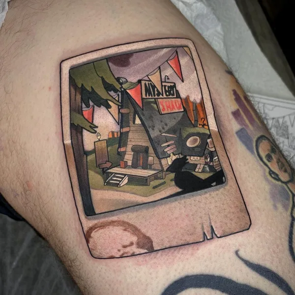 Нео традиционная tattoo by Max Difu in Томск