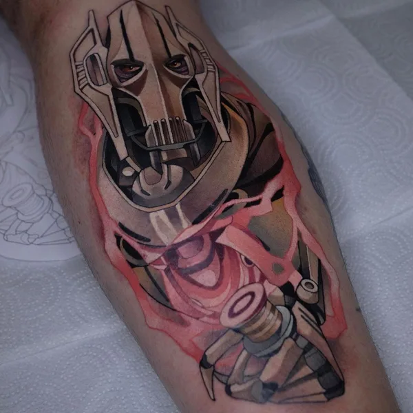 Нео традиционная tattoo by Max Difu in Томск