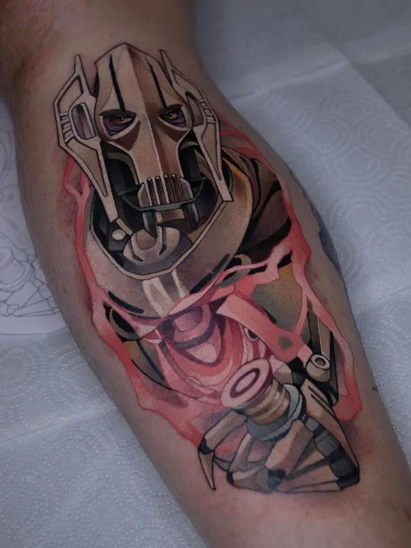 Нео традиционная tattoo by Max Difu in Томск