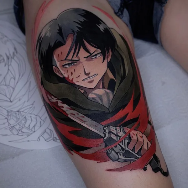 Нео традиционная tattoo by Max Difu in Томск