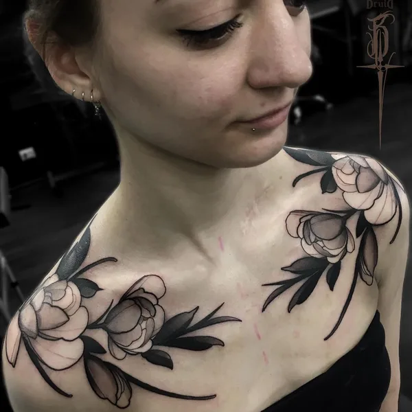 Neo Traditional tattoo by Денис Бедринский in Saint Petersburg