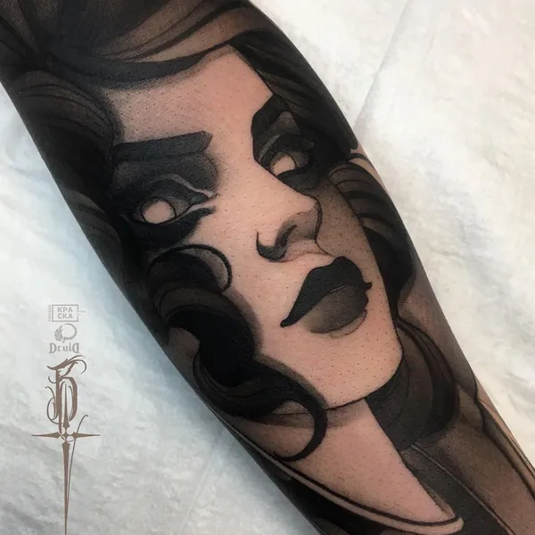 Neo Traditional tattoo by Денис Бедринский in Saint Petersburg