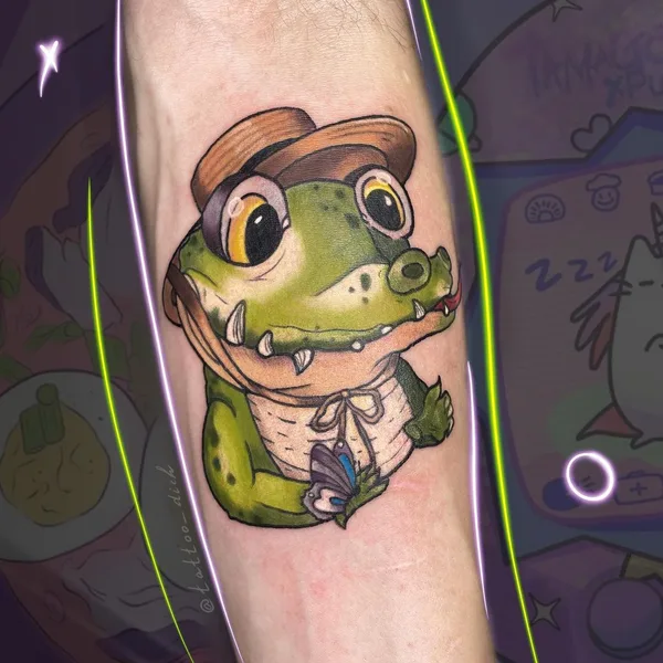 Нью Скул tattoo by Юна Авдеева in Санкт-Петербург