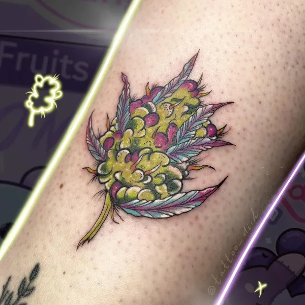 Нью Скул tattoo by Юна Авдеева in Санкт-Петербург