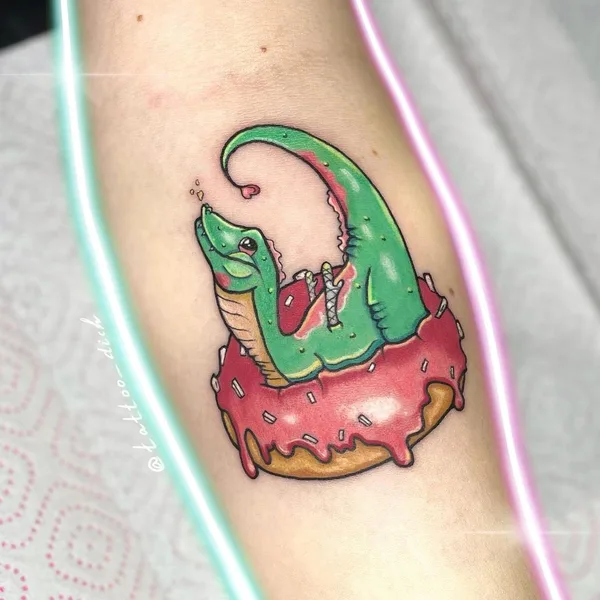 Нью Скул tattoo by Юна Авдеева in Санкт-Петербург