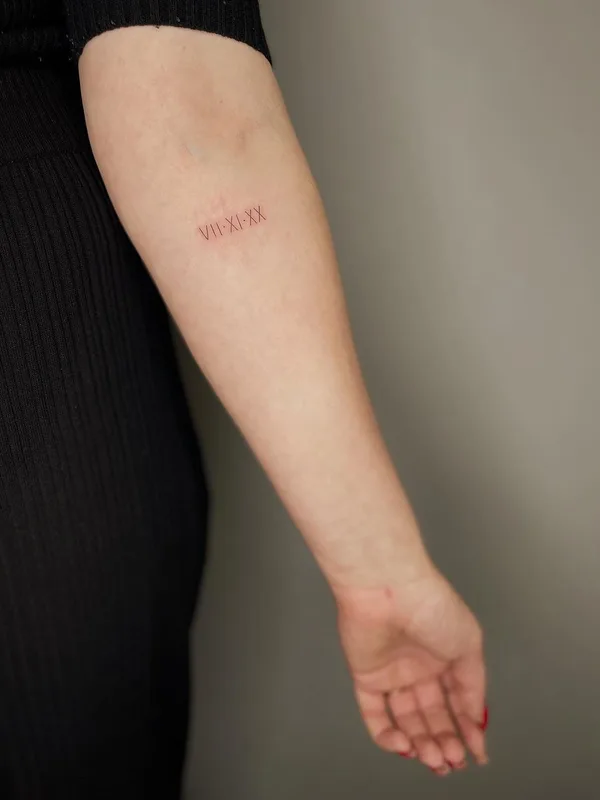 female color fineline татуировка на forearm #60203 | Тату мастер Катя Нестерова