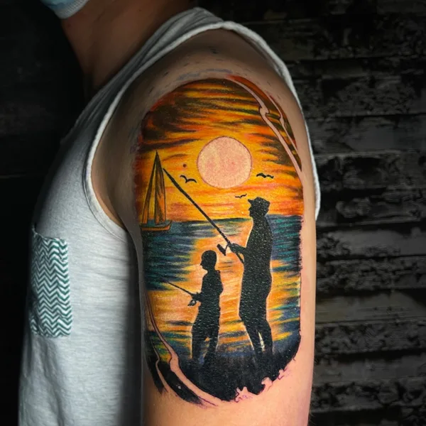 Surrealism tattoo by David Hidalgo Hernández in Valdivia