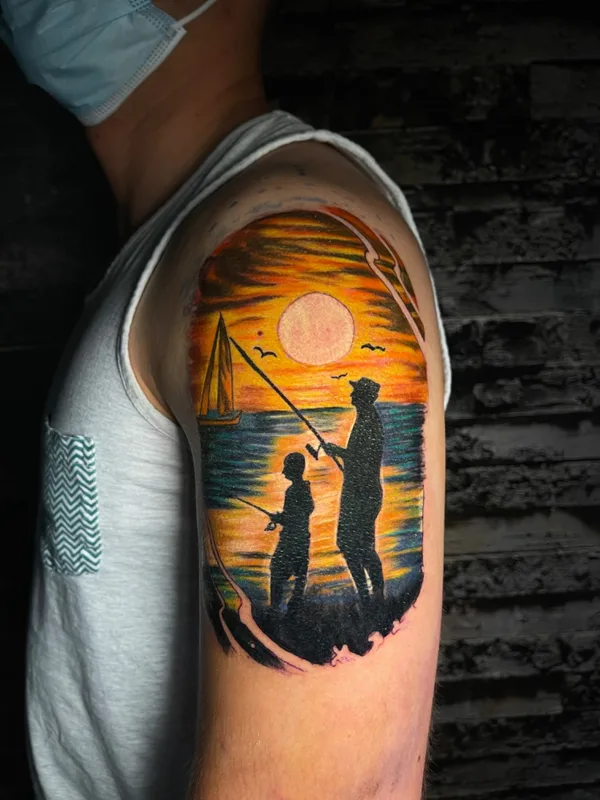 color illustrative tatuaje en upper arm #46584 | Tatuador David Hidalgo Hernández