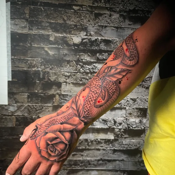 Surrealism tattoo by David Hidalgo Hernández in Valdivia