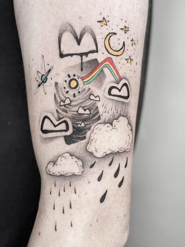color sketch tattoo auf forearm #46606 | Tätowierer Conio
