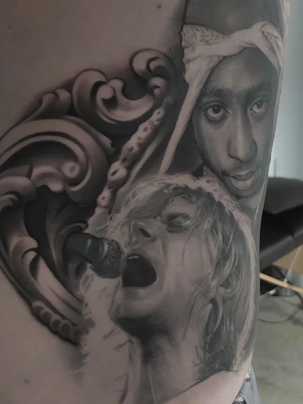 black and grey realism 타투 부위 upper arm #61247 | 타투이스트 David Vega