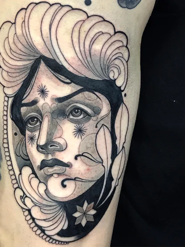 female black and grey black and grey Tatuagem em forearm #61261 | Tatuador Adriaan Machete