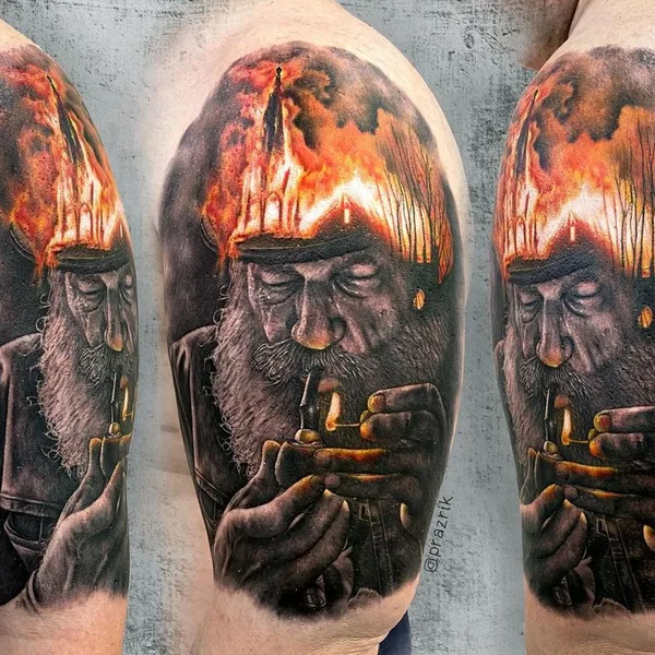Graphic tattoo by Алексей Коновалов in Воткинск