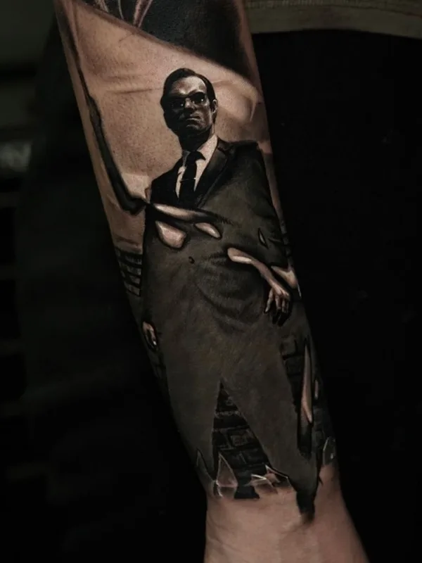 black and grey realism 纹身 在 forearm #50522 | 纹身师 Николай Мерцалов