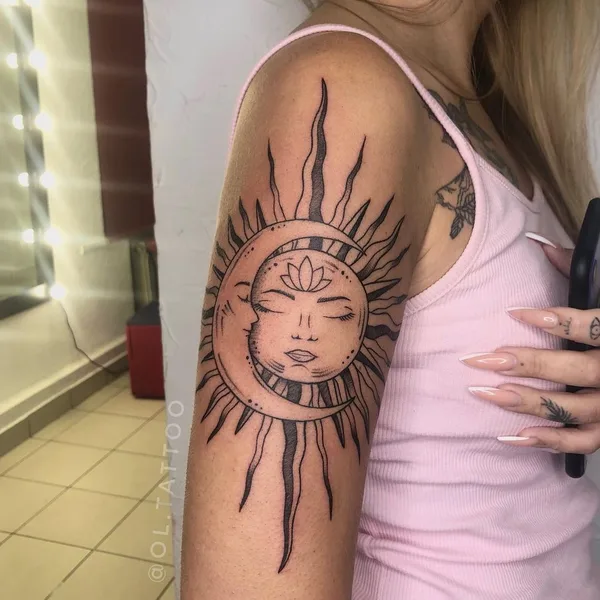 Graphic tattoo by Ольга Иванова in Саратов