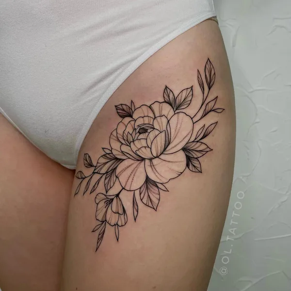 Graphic tattoo by Ольга Иванова in Саратов