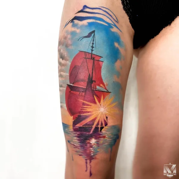 Portrait tattoo by Миша Макеев in Саратов