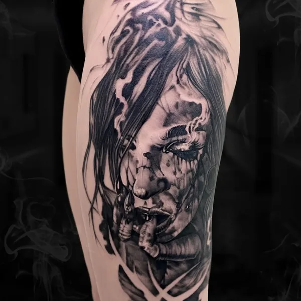 Portrait tattoo by Миша Макеев in Саратов